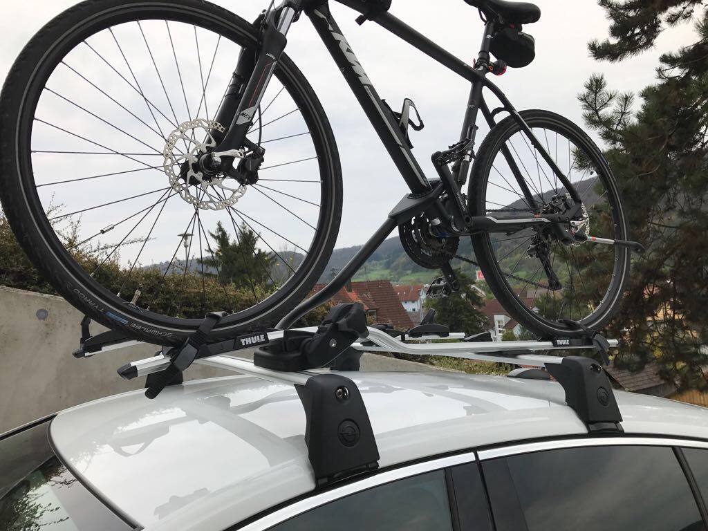 Original Opel Dachträger mit Thule Pro Ride 598