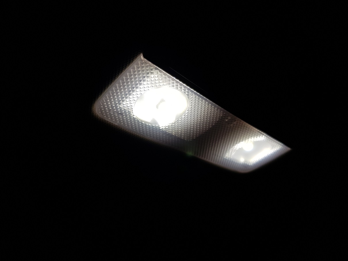 Leselampen LED's im Fond