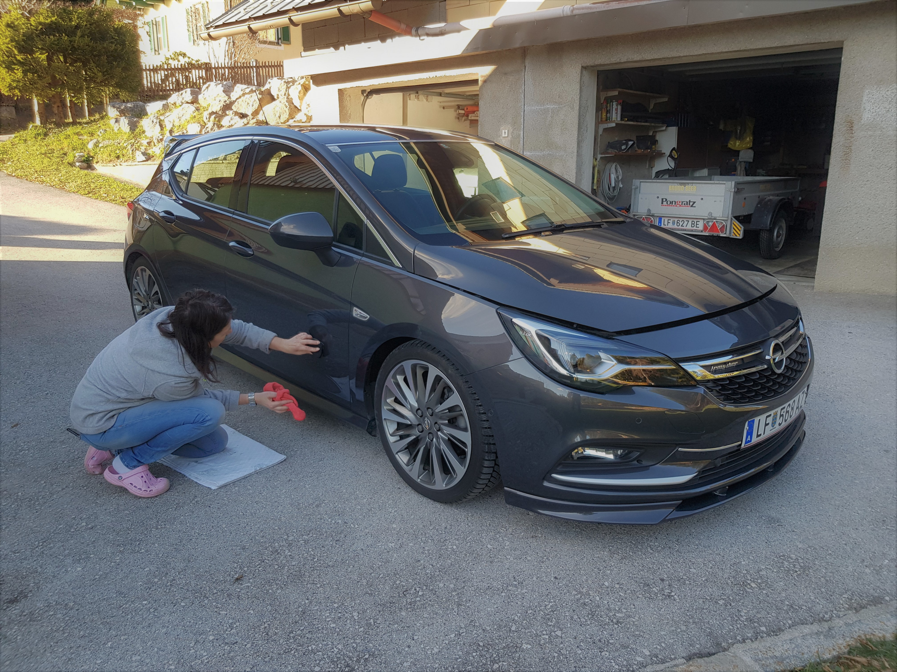 Teer und Wachs entfernen - Vorbehandeln für die Nano Versiegelung!