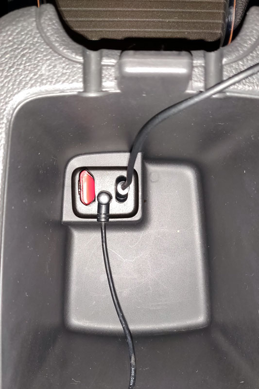 USB-Doppelbuchse Upgrade.