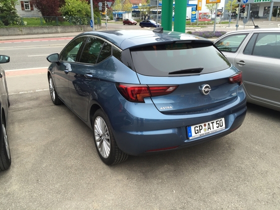 Opel Astra K Azur Blau (nicht meiner) Farbbeispiel!
