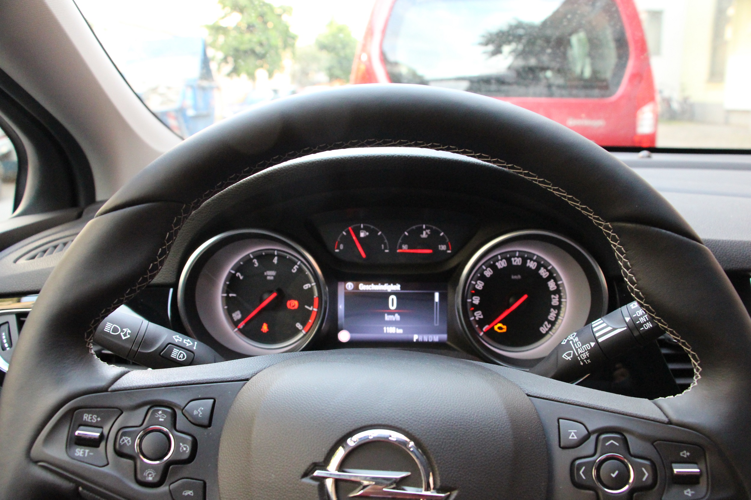 Astra K 1.4 Sicht auf Cockpit